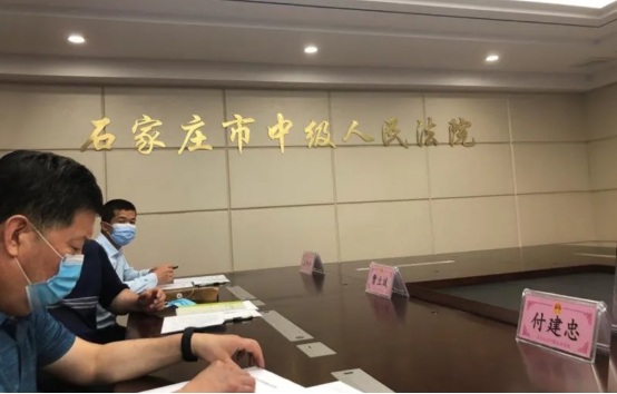 ​乾骥律所主任康君元陪同石家庄市人大领导视察法院信访工作